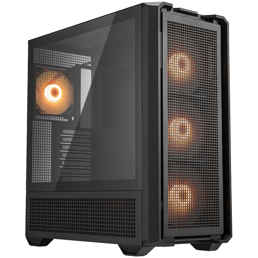 COUGAR MX600 PC Case, Mid Tower, Black - Image 3