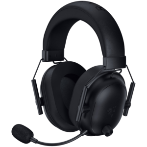 Razer BlackShark V2 HyperSpeed, Gaming Headset, Customized Dynamic 50 mm Driver, Oval Ear Cushions, 2.4 GHz wireless or Bluetooth or USB, Breathable memory foam cushions, Advanced Passive Noise Isolation, THX Spatial Audio