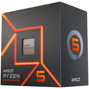 AMD CPU Desktop Ryzen 5 6C/12T 7400 (4.3GHz,22MB,65W,AM5) MPK, with Radeon Graphics and Wraith Stealth Cooler