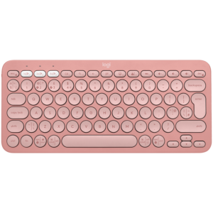 LOGITECH K380S Multi-Device Bluetooth Keyboard - TONAL ROSE - US INT'L