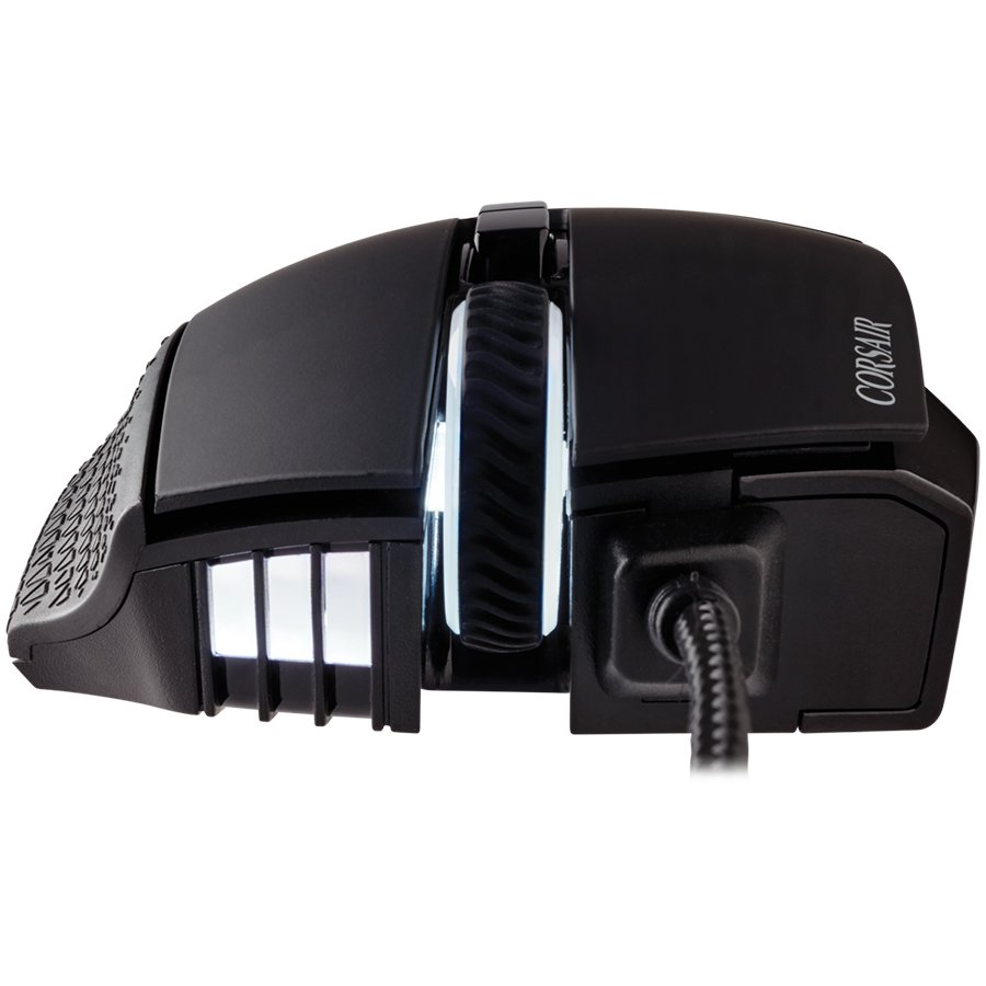 CORSAIR SCIMITAR RGB ELITE, MOBA/MMO, Black, Backlit RGB LED, 18000 DPI, Optical - Image 4