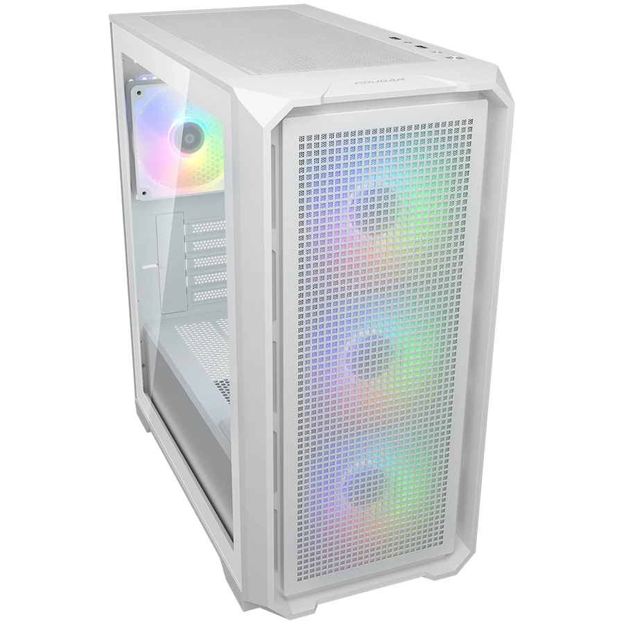 COUGAR MX600 Mini V2 RGB PC Case, Mini Tower, White - Image 4