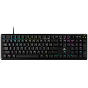 CORSAIR K70 CORE RGB Mechanical Black, Backlit RGB LED, MLX Red linear switches