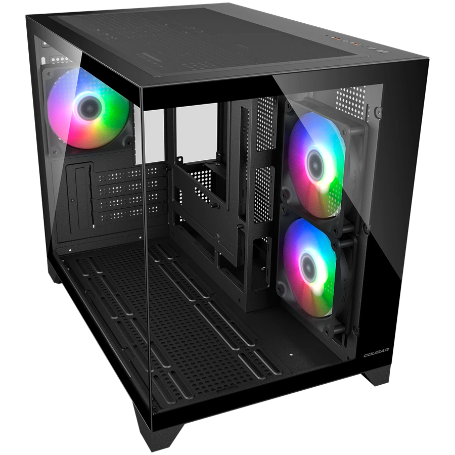 COUGAR FV150 Mini RGB PC Case, Mid tower, Black - Image 2