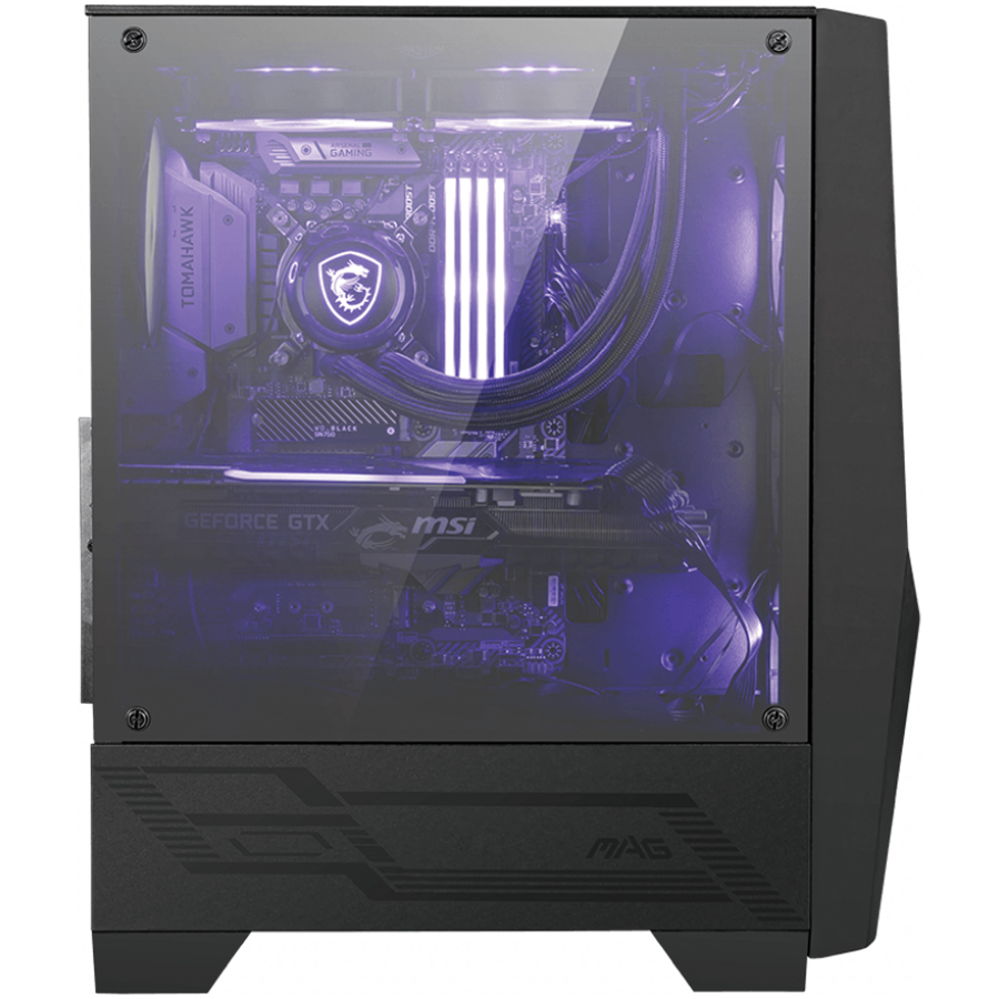 MSI MAG FORGE 100M, Mid-Tower, ATX/Micro-ATX/Mini-ITX, 2x USB 3.2 Gen 1 Type-A, 1x Audio/1x Mic - MAG_FORGE_100M - Image 2