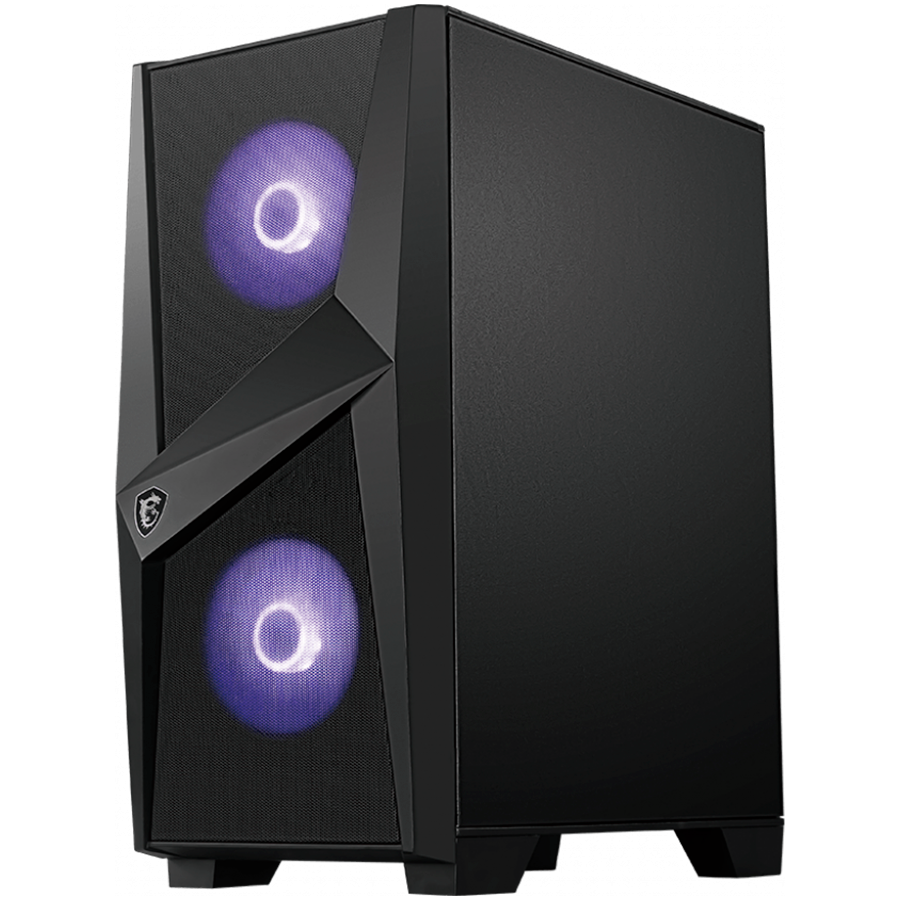 MSI MAG FORGE 100M, Mid-Tower, ATX/Micro-ATX/Mini-ITX, 2x USB 3.2 Gen 1 Type-A, 1x Audio/1x Mic - MAG_FORGE_100M - Image 3