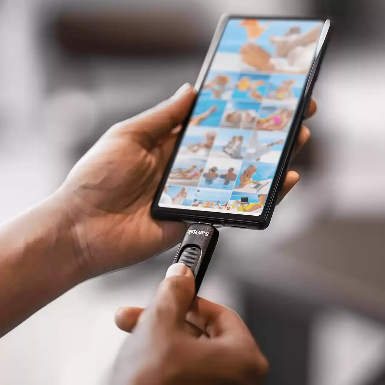 SanDisk Флаш памет Ultra Slider USB Type-C, 128GB - Image 5