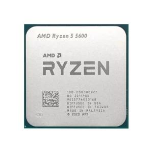 Процесор AMD Ryzen 5 5600, шестядрен (3.5/4.4GHz, 32MB Cache, AM4), Tray, без охлаждане, 100-000000927