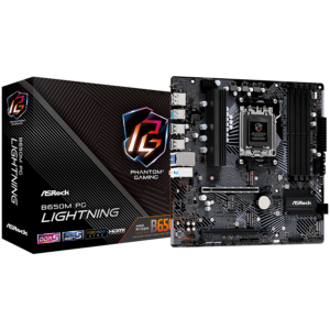 ASROCK B650M PG Lightning mATX AM5 DDR5 - B650M PG LIGHTNING