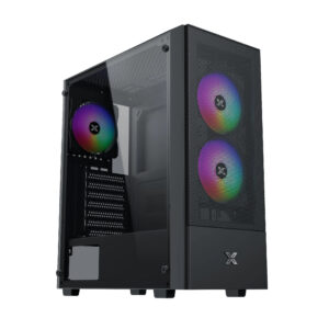 Xigmatek кутия Case ATX - Hero II Air 3F - RGB, Tempered Glass - EN41655