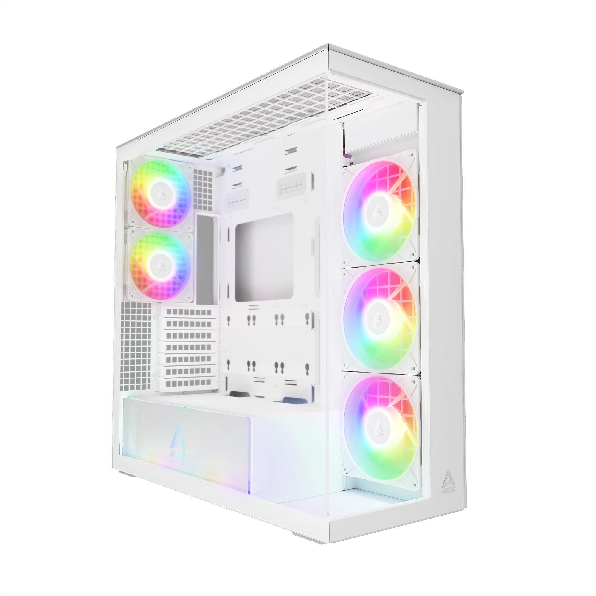 Arctic кутия Case E-ATX - Xtender (White) - 5 A-RGB Fans included - ACPCC00014A