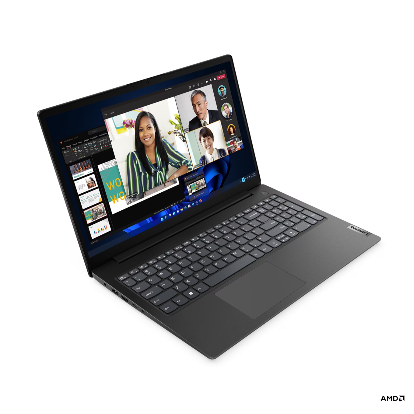 LENOVO R3-7 16G INT 512GB_SSD 15.6 FHD IPS AG BLACK - 82YU0100BM - (72246) - Image 2