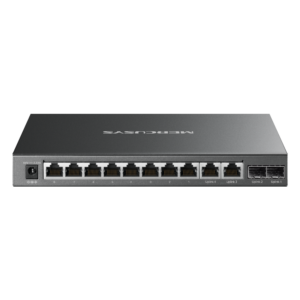 12-портов гигабитов настолен комутатор с 8 PoE+ порта Mercusys MS112GMP
