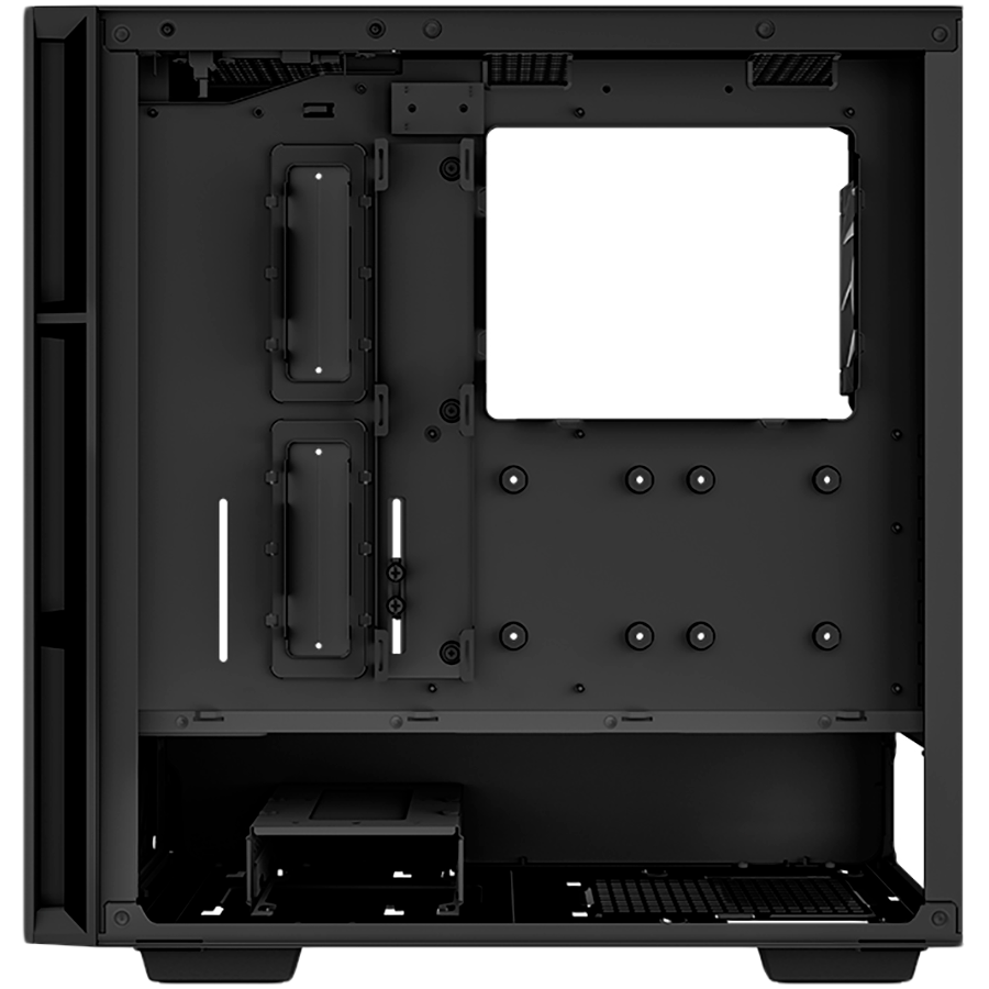 DeepCool CH560 Digital, Mid Tower, Mini-ITX/Micro-ATX/ATX/E-ATX, 1xUSB3.0, 1xType-C, 1xAudio, 3x140mm + 1x120mm Pre-Installed ARGB Fans, Tempered Glass, Mesh Panels, Dual-Status Digital Display, GPU Support Arm, Black, R-CH560-BKAPE4D-G-1 - Image 5