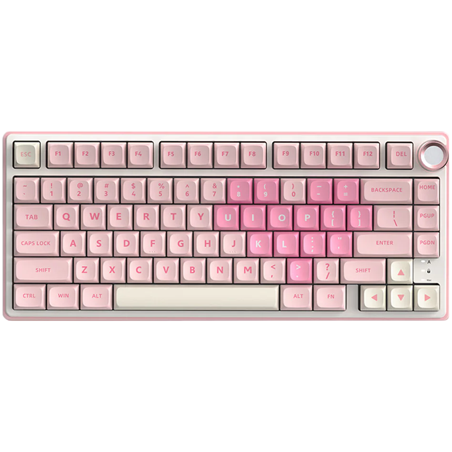 ROYAL KLUDGE R75 Pink Melody Gaming Keyboard Cream switch - Image 2