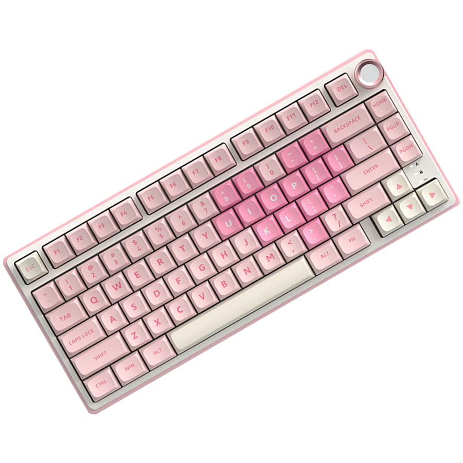 ROYAL KLUDGE R75 Pink Melody Gaming Keyboard Cream switch - Image 3