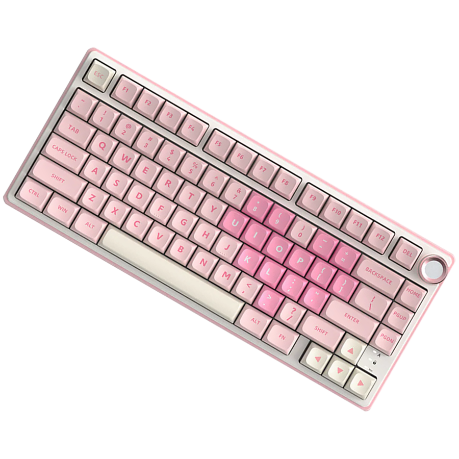 ROYAL KLUDGE R75 Pink Melody Gaming Keyboard Cream switch - Image 4