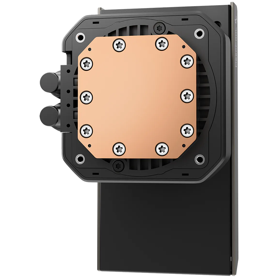 DeepCool LT360 VISION ARGB, 360mm CPU Liquid Cooler, 3x120mm PWM ARGB Fans, 4.5" IPS LCD screen, Black, LGA1851/1700/1200/1151/1150/1155, AMD AM5/AM4, 3Y, R-LT360VISIONBKAMMC-G-1 - Image 2