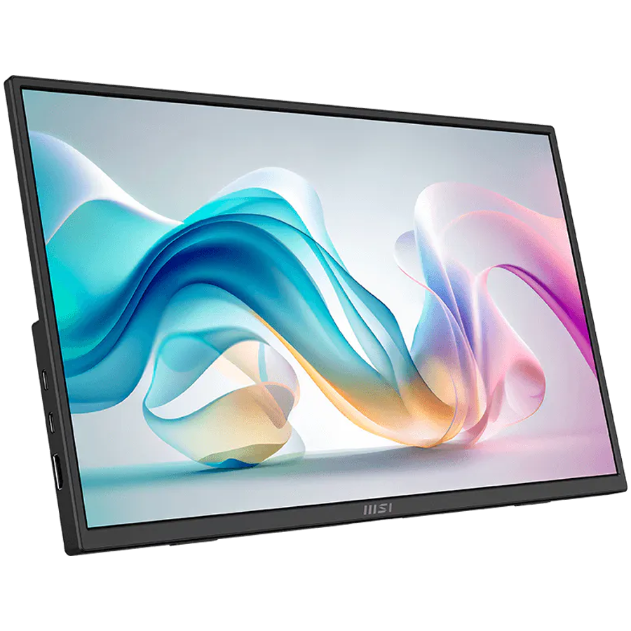 MSI PRO MP165 E6 Professional Business Portable Monitor, 15.6" 60Hz, FHD (1920x1080) 16:9, IPS Anti-glare, 4ms, 250nits, 1000:1, 178/178, Tilt, Speakers, 2x Type-C, 1x HDMI, 3Y Warranty - Image 2