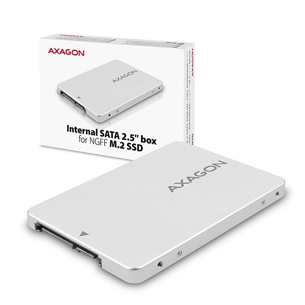 AXAGON RSS-M2SD SATA - M.2 SSD SATA, up to 80mm SSD, ALU body - Image 2