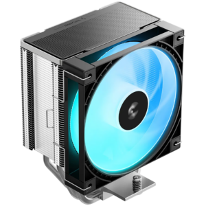 DeepCool AG600 ARGB, CPU Air Cooler, 1x120mm PWM ARGB Fan, TDP 260W, 6 Heatpipes, Black, LGA1851/1700, AMD AM5/AM4, 125x92x150 mm(LxWxH), 2Y, R-AG600-BKAMMG2-G