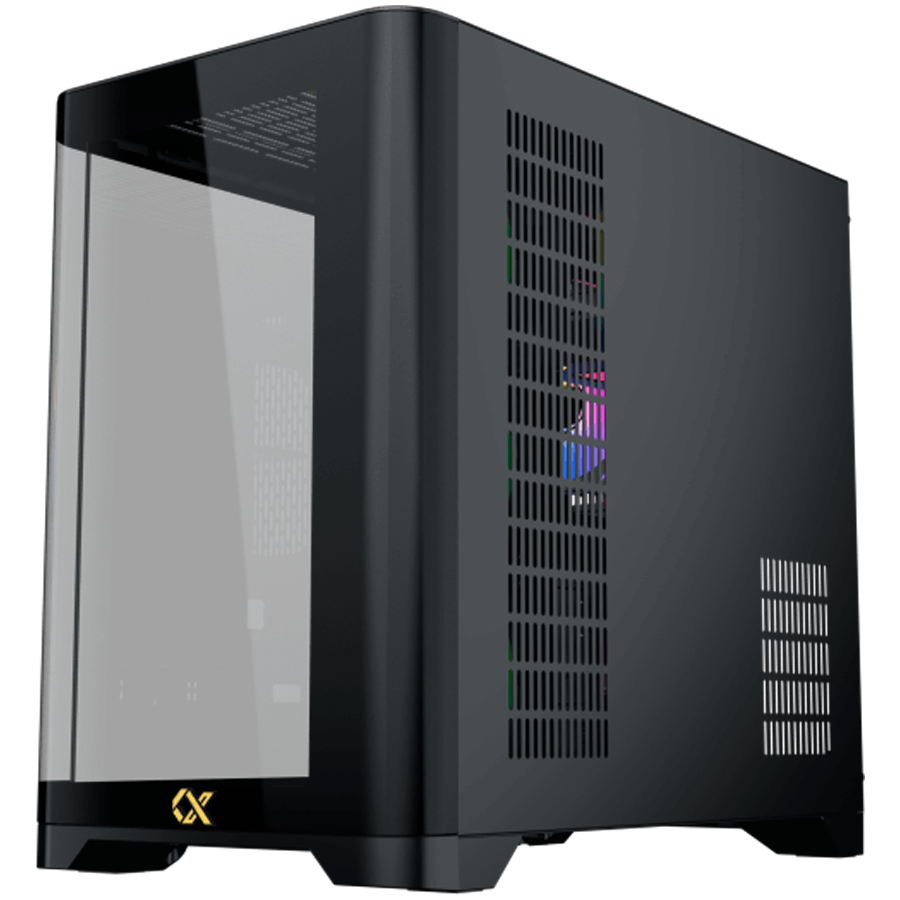 Crystal Storm V2 EN49392 (BK,EATX,U3+U2,Front Curved & Left TG,3PCS J22A PWM Reverse & 1PC J22A PWM,ARGB PCB) - Image 4