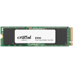Crucial E100 1TB PCIe Gen4 2280 NVMe M.2 SSD (Tray)