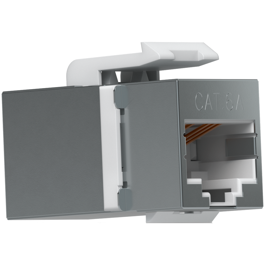 Ubiquiti UniFi UACC-Keystone-Jack-C6A Toolless keystone for terminating a Cat6A Ethernet jack without the use of a punch-down or crimping tool, (12) Keystone Jacks per pack - Image 3