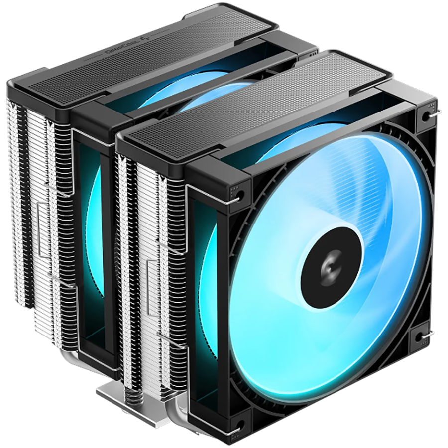 DeepCool AG620 G2 ARGB, CPU Air Cooler, 2x120mm PWM ARGB Fan, TDP 270W, 6 Heatpipes, Black, LGA1851/1700, AMD AM5/AM4, 129x136x159 mm(LxWxH), 2Y, R-AG620-BKAMMG2-G - Image 2