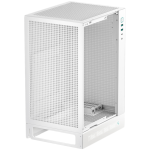 DeepCool CH170 DIGITAL WH, Mini Tower, Mini-ITX, 2xUSB3.0, 1xType-C Gen 2, 1xAudio, Mesh Panel, White, R-CH170-WHNPI0D-G-1