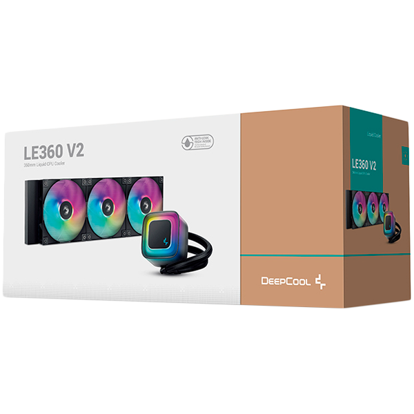 DeepCool LE360 V2, 360mm CPU Liquid Cooler, 3x120mm PWM ARGB Fans, ARGB block, Black, LGA1851/1700/1200/1151/1150/1155, AMD AM5/AM4, R-LE360-BKAMMC-G-2 - Image 5