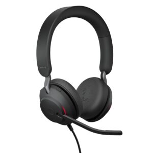 Jabra EVOLVE2 40 SE жични стерео слушалки, USB-A/USB-C, UC, черни