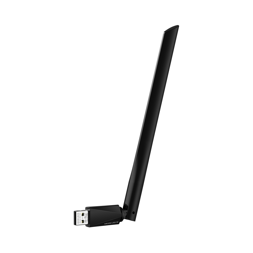 Безжичен USB адаптер с високо усилване Wi-Fi 6 Mercusys MA14H AX300 (v)