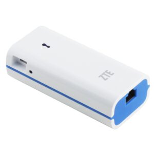 ZTE PW50 Безжичен мобилен рутер ZTE PW50, 3G/LTE поддръжка, N150, 4400 mAh акумулаторна батерия