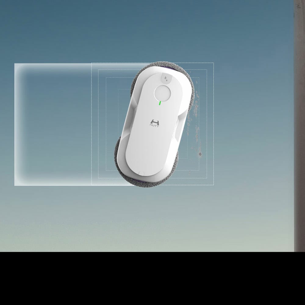 Робот за миене на прозорци Xiaomi HUTT DDC56, 120W, Smart робот, 80 мл. резервоар за вода, 3400Pa налягане, 150 оборота в минута, бял, /очаквана доставка 27-29 май/ - Image 2
