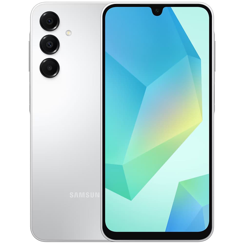 Samsung Galaxy A16 LTE (Light Gray), поддържа 2 SIM карти, 6.7" (17.01cm) FHD+ Super AMOLED 90Hz дисплей, осемядрен Mediatek Helio G99 2.2 GHz, 4GB RAM, SM-A165FZABEUE