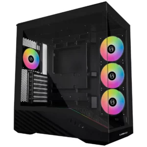 Кутия Lian Li Vector V100 ARGB Mid-Tower, Tempered Glass - Black - LL-CASE-GELI-975