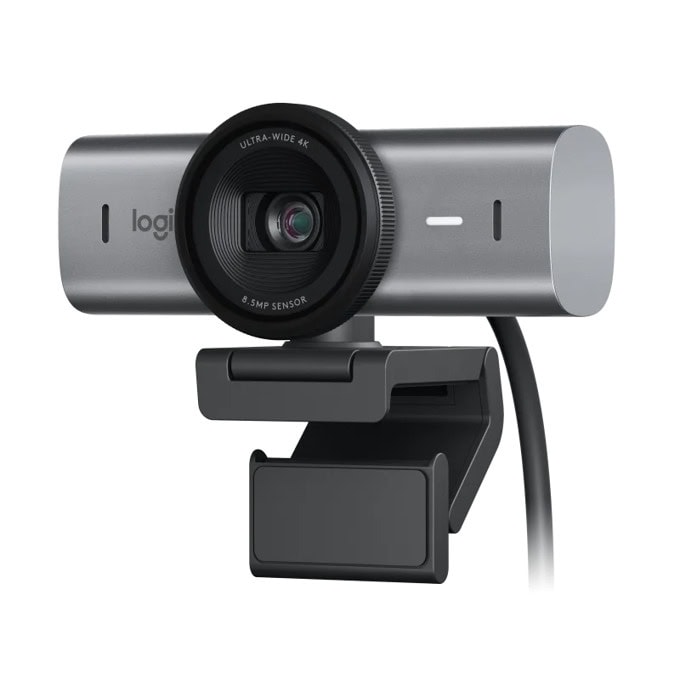 Уеб камера Logitech MX Brio 705, микрофон, Ultra HD (4096x2160@30fps), автоматичен фокус, предпазител за поверителност, USB-C, 960-001530
