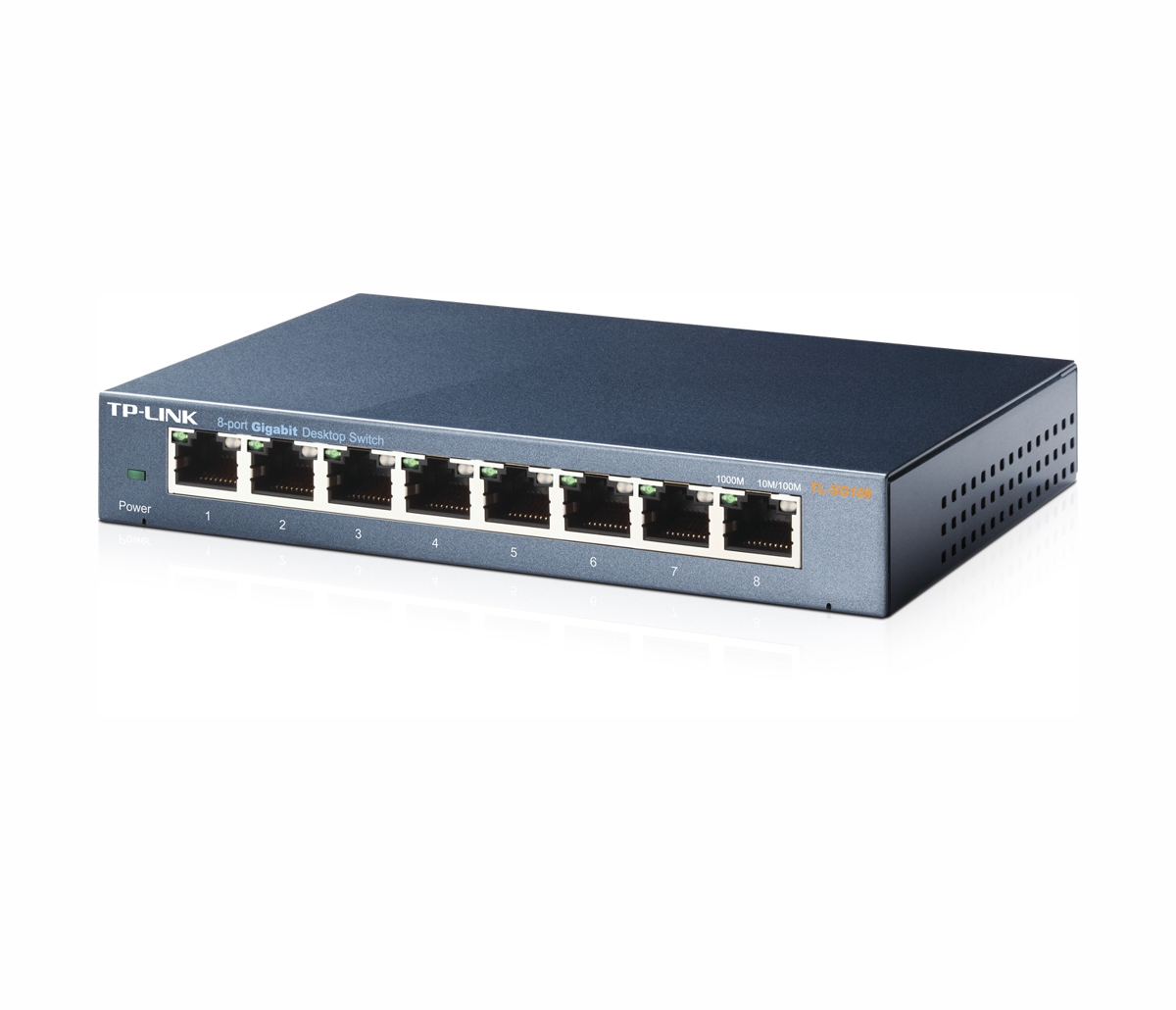 8-port Gigabit Desktop Switch, QoS, IGMP snooping, desktop, steel housing, TL-TL-SG108 - Image 3