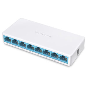 8-портов 10/100 Mbps настолен комутатор Mercusys MS108