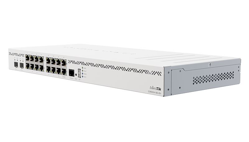 16-портов комутатор MikroTik CCR2004-16G-2S+ с 2 SFP+ порта - Image 3