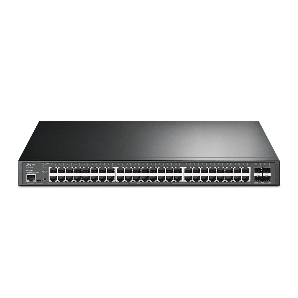 Комутатор TP-Link TL-SG3452XP JetStream управляем с 48-Gigabit PoE+ порта и 4SFP+ порта - Image 4