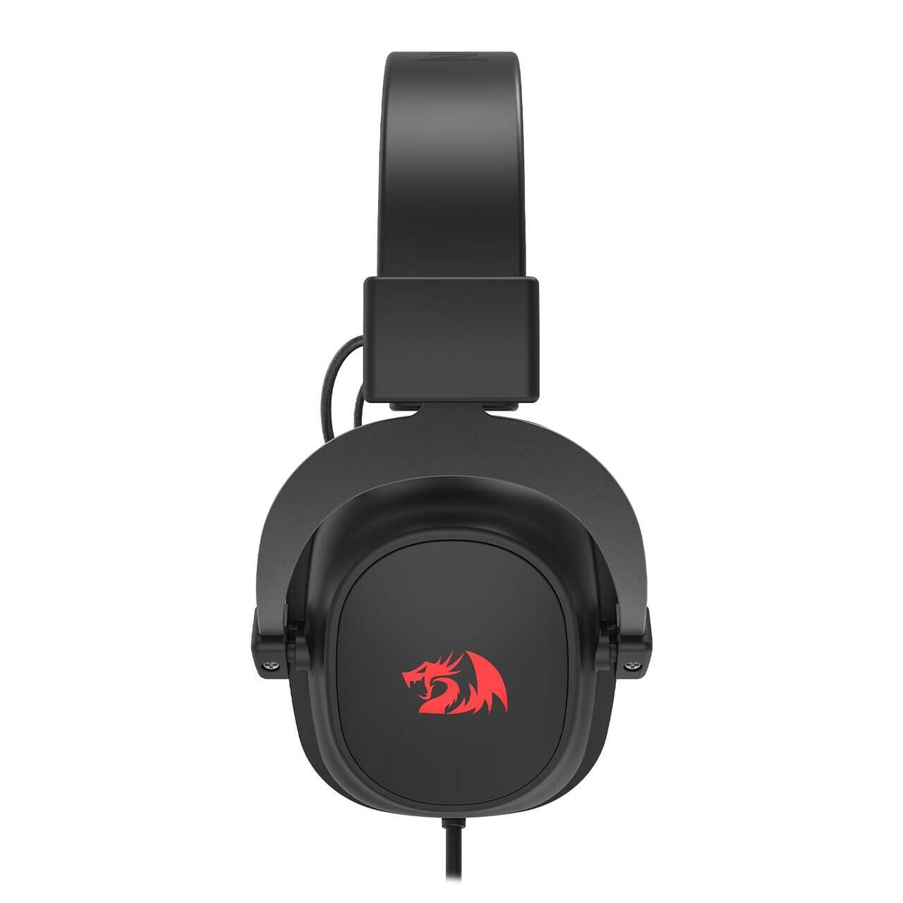 Геймърски стерео слушалки с подвижен микрофон и RGB осветление Redragon Zeus Lite H510-LT - Image 2