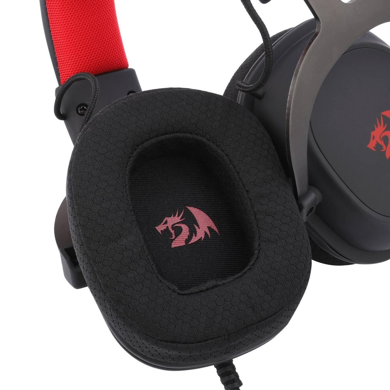 Геймърски стерео слушалки с подвижен микрофон и RGB осветление Redragon Zeus Lite H510-LT - Image 4