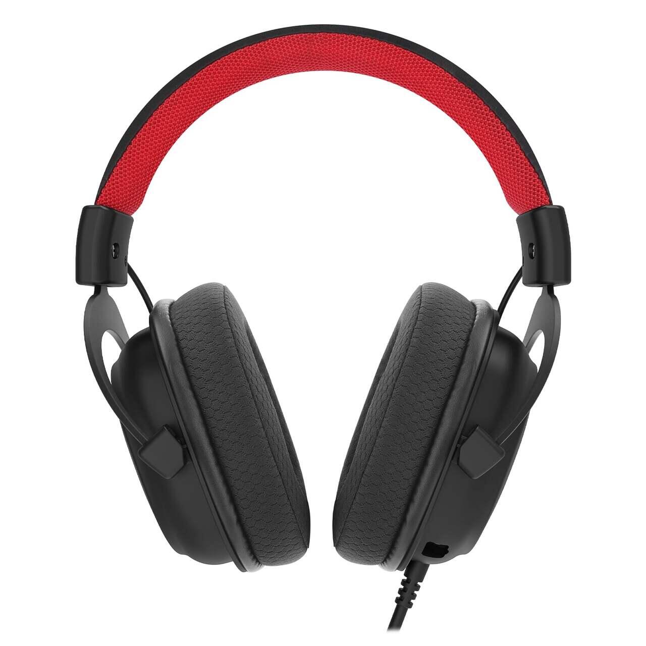 Геймърски стерео слушалки с подвижен микрофон и RGB осветление Redragon Zeus Lite H510-LT