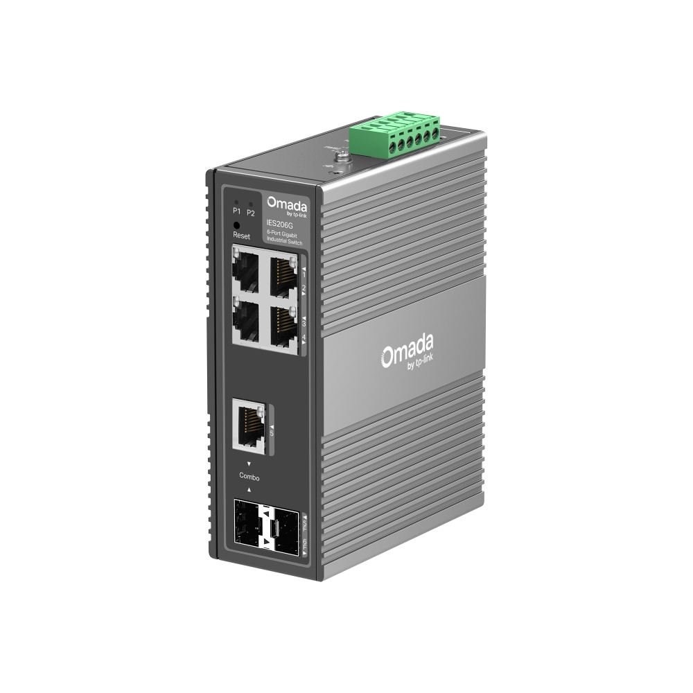6-портов гигабитов индустриален лесно управляем комутатор TP-Link Omada IES206G - Image 5