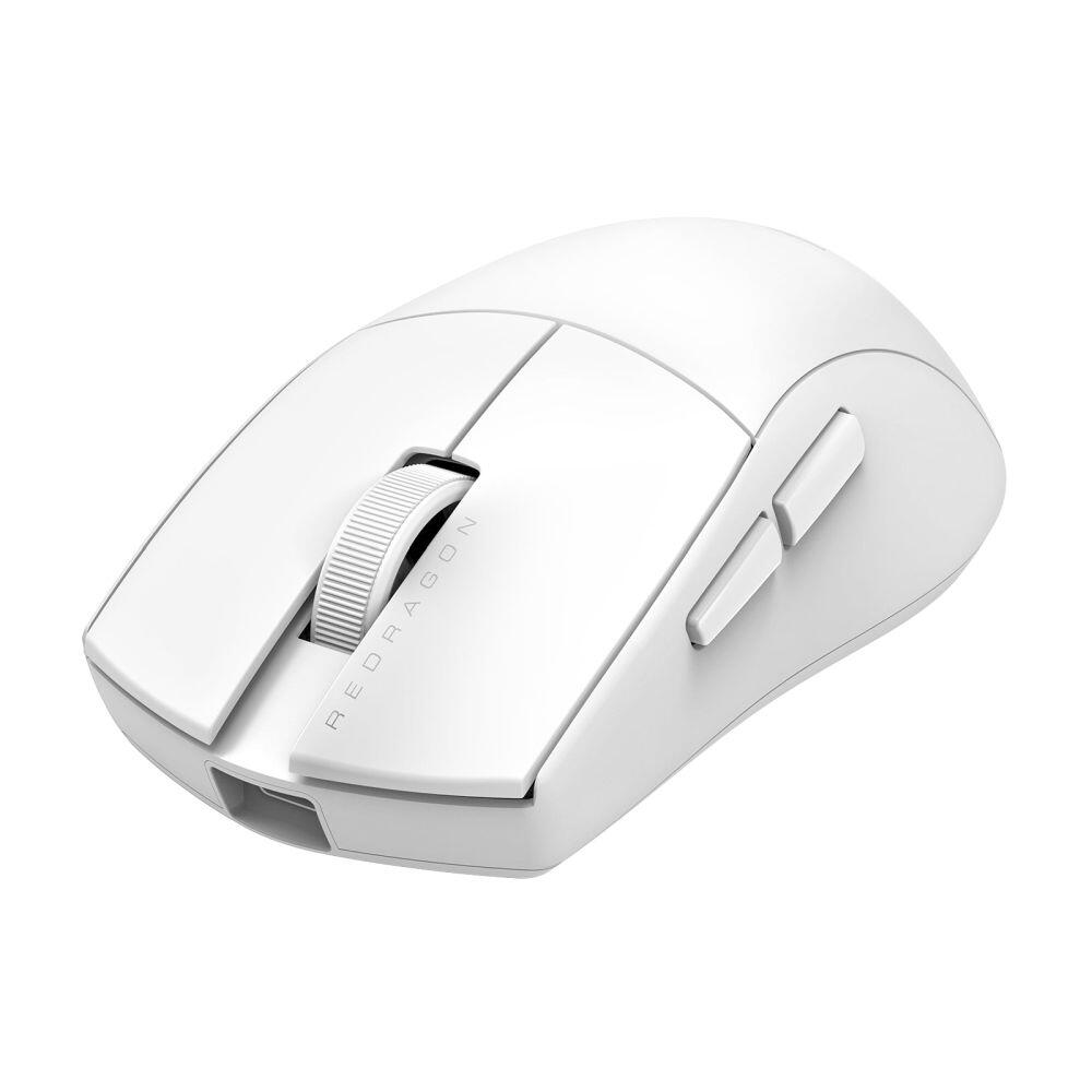 Безжична Bluetooth и кабелна геймърска мишка Redragon K1ng Lite 1K M916W-LIT-1K - бяла - Image 5
