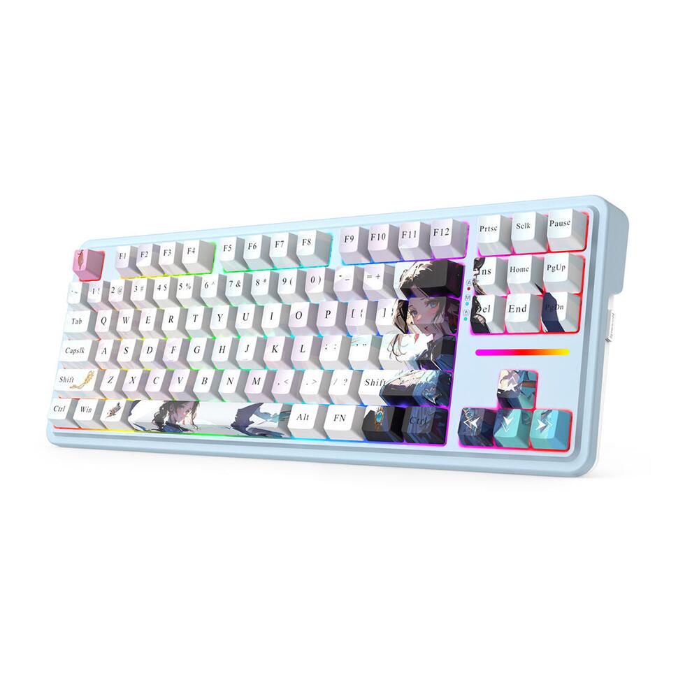 Механична геймърска клавиатура със и без Bluetooth Redragon Antonium Pro Anime Bluemarine K728AK-RGB-PRO с RGB - Image 4