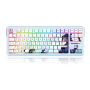 Механична геймърска клавиатура със и без Bluetooth Redragon Antonium Pro Anime Bluemarine K728AK-RGB-PRO с RGB