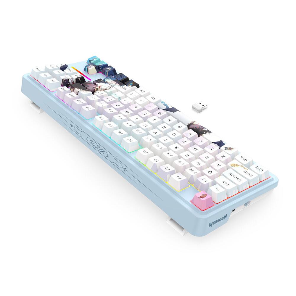 Механична геймърска клавиатура със и без Bluetooth Redragon Antonium Pro Anime Bluemarine K728AK-RGB-PRO с RGB - Image 5